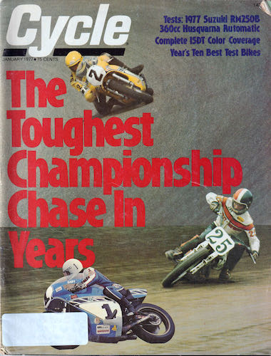Cycle Jan 1977 Cover
